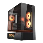 Cougar CFV235 Vision Gaming Midi Tower Κουτί Υπολογιστή με Πλαϊνό Παράθυρο και RGB Φωτισμό Μαύρο CGR-2DA4B-V