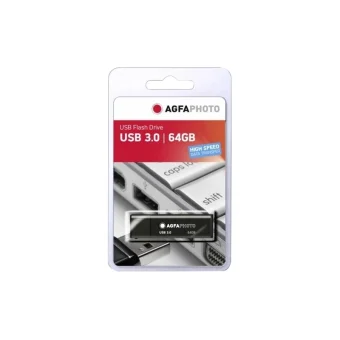 AgfaPhoto 64GB USB 3.0 Stick Μαύρο 10571