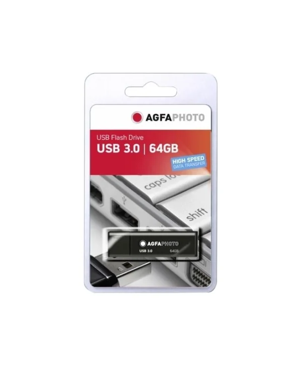 AgfaPhoto 64GB USB 3.0 Stick Μαύρο 10571