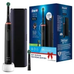 Oral-B Pro 3 3500 Ηλεκτρική Οδοντόβουρτσα με Χρονομετρητή, Αισθητήρα Πίεσης και Θήκη Ταξιδίου Black 759912