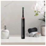 Oral-B Pro 3 3500 Ηλεκτρική Οδοντόβουρτσα με Χρονομετρητή, Αισθητήρα Πίεσης και Θήκη Ταξιδίου Black 759912 - Image 3