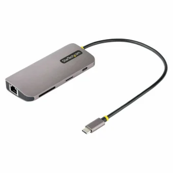 StarTech USB-C Docking Station με HDMI 4K PD Ethernet Γκρι (MUB453310) 115B-USBC-MULTIPORT