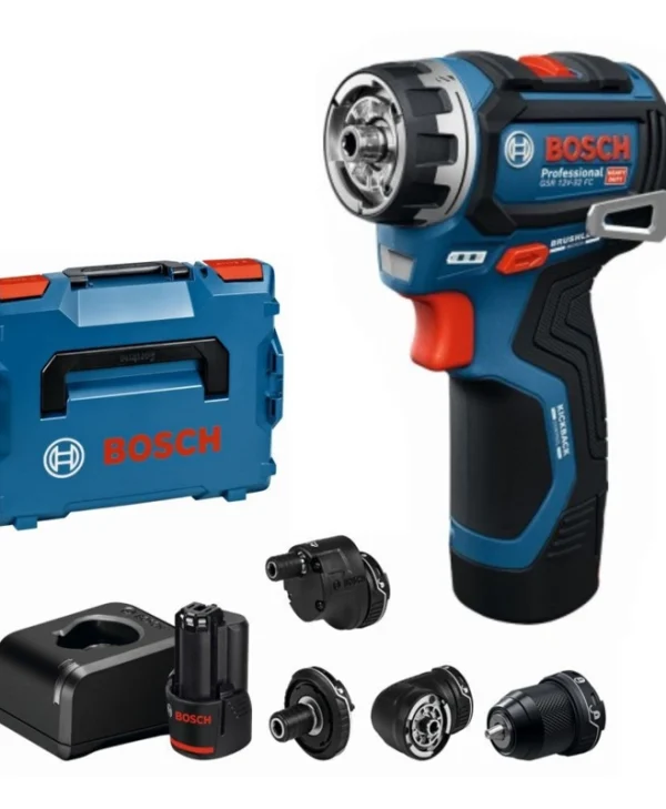 Bosch GSR 12V32 FC Γωνιακό Δραπανοκατσάβιδο Μπαταρίας Brushless 12V 2x2Ah 06019N7101