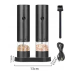 Promis Ηλεκτρικός Μύλος Πιπεριού Inox σε Μαύρο Χρώμα MP34DUO - Image 2