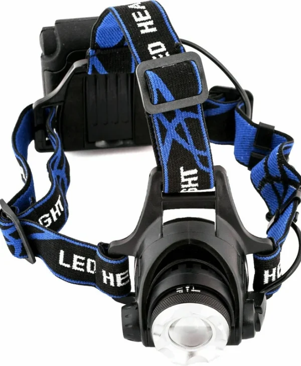 ATC Φακός Κεφαλής LED με Μέγιστη Φωτεινότητα 600lm EHL-ZOOM-5W-ALU