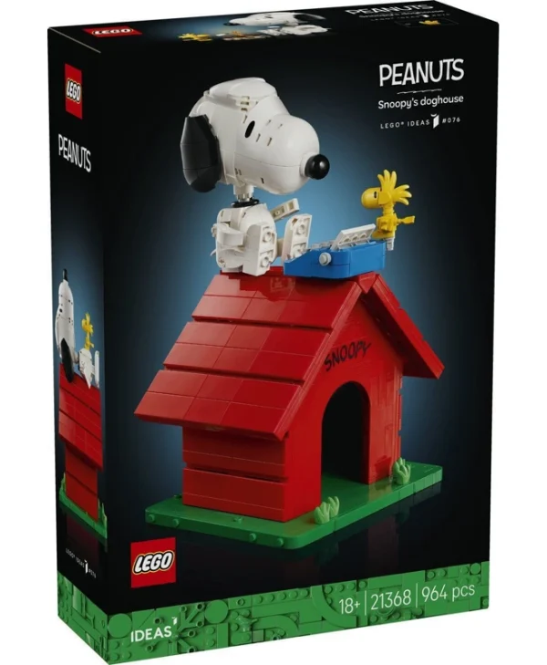 LEGO Ideas Peanuts: Snoopy's Doghouse για 3+ Ετών 964τμχ 21368