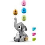LEGO Τουβλάκια Baby Elephant in the Sky για 18+ Ετών 402τμχ 40814 - Image 8