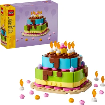 LEGO Τουβλάκια Birthday Party Cake για 7+ Ετών 219τμχ 40815