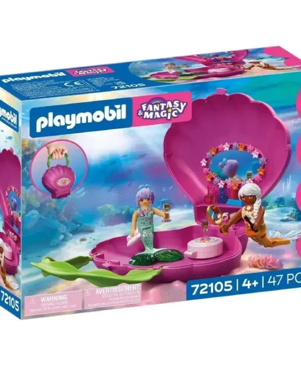 Playmobil Βαλιτσάκι Τσάντα-Κοχύλι Σαλόνι Ομορφιάς για 4 ετών 72105