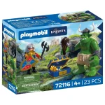 Playmobil Knights Λεοντόκαρδος Ιππότης και Τρολ με Θησαυρό για 4 ετών 72116