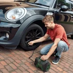 Bosch Τρόμπα Αυτοκινήτου PAO 150PSI Επαναφορτιζόμενη 18V (Χωρίς Μπαταρία) 0603947400 - Image 5