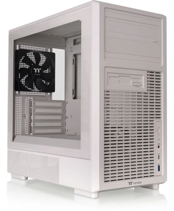 Thermaltake Retro 260 Gaming Micro Tower Κουτί Υπολογιστή με Πλαϊνό Παράθυρο Μπεζ CA-11P-00SQWN-00