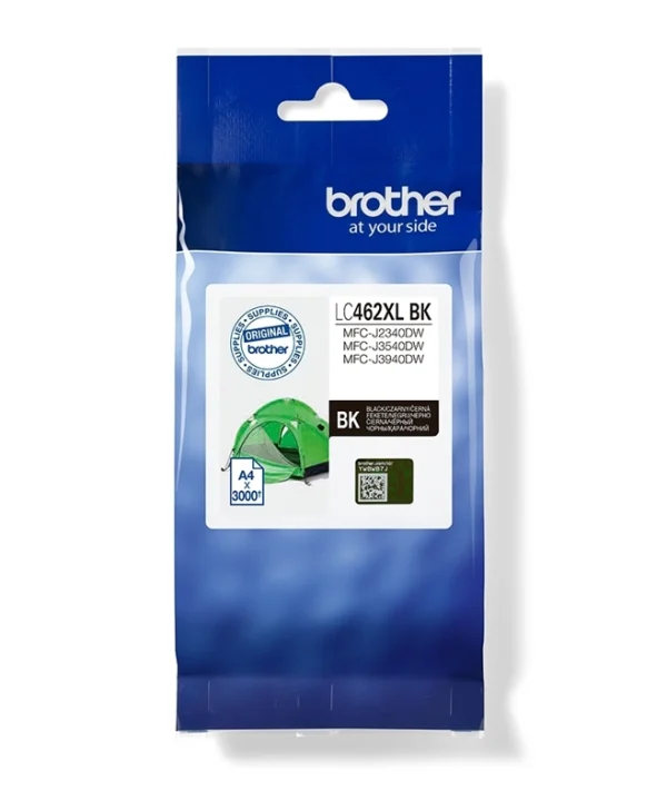 Brother LC462XLBK Γνήσιο Μελάνι Εκτυπωτή InkJet Μαύρο (LC-462XLBK)