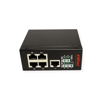 Roline 21.13.1155 Unmanaged L2 Switch με 5 Θύρες Gigabit (1Gbps) Ethernet