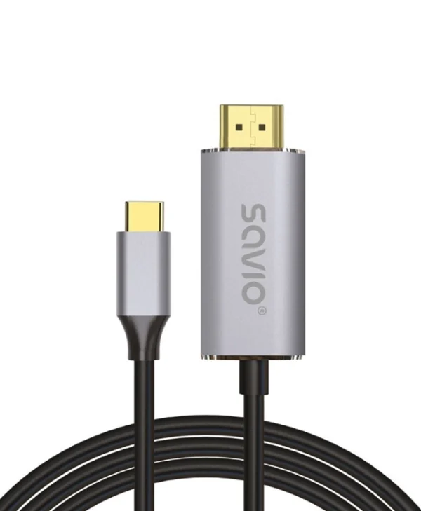 Savio Cable HDMI male - HDMI male 2m Μαύρο CL-199