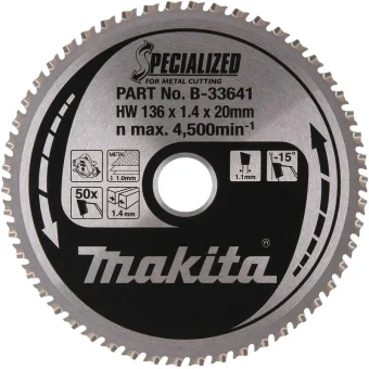 Makita Δίσκος Κοπής Ξύλου B-33641