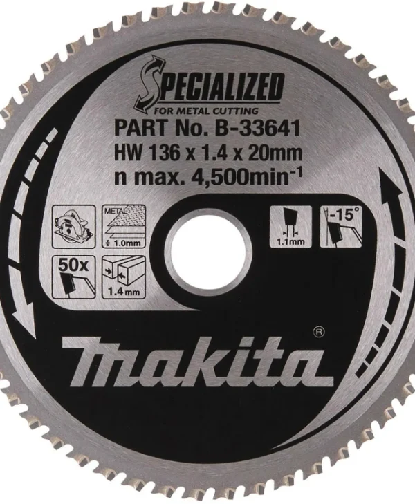 Makita Δίσκος Κοπής Ξύλου B-33641