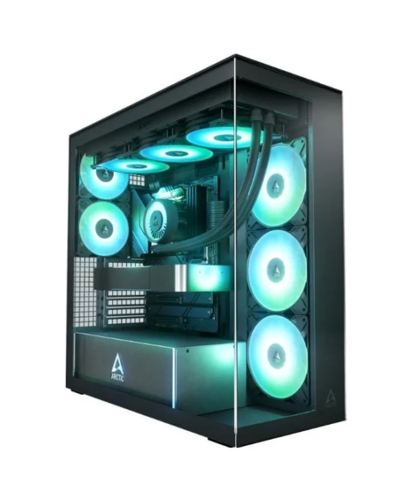 Arctic Xtender Gaming Midi Tower Κουτί Υπολογιστή με Πλαϊνό Παράθυρο Μαύρο ACPCC00023A
