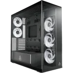 Arctic Xtender Gaming Midi Tower Κουτί Υπολογιστή με Πλαϊνό Παράθυρο Μαύρο ACPCC00023A - Image 2