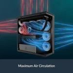 Arctic Xtender Gaming Midi Tower Κουτί Υπολογιστή με Πλαϊνό Παράθυρο Μαύρο ACPCC00023A - Image 4