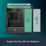 Arctic Xtender Gaming Midi Tower Κουτί Υπολογιστή με Πλαϊνό Παράθυρο Μαύρο ACPCC00023A - Image 6