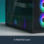 Arctic Xtender Gaming Midi Tower Κουτί Υπολογιστή με Πλαϊνό Παράθυρο Μαύρο ACPCC00023A - Image 9