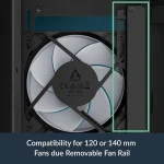 Arctic Xtender Gaming Midi Tower Κουτί Υπολογιστή με Πλαϊνό Παράθυρο Μαύρο ACPCC00023A - Image 10