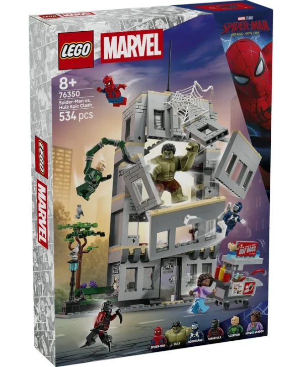 LEGO Spider-Man Spider-Man vs. Hulk Epic Clash για 8+ Ετών 534τμχ 76350