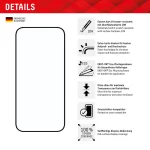 Displex Real Glass 0.33mm Full Face Tempered Glass Μαύρο (iPhone 15) 01842 - Image 4