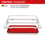 Displex Real Glass 0.33mm Full Face Tempered Glass Μαύρο (iPhone 15) 01842 - Image 5