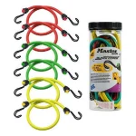 Master Lock Χταπόδι Αποσκευών Αυτοκινήτου 100cm 2 Άκρων με Διπλό Γάντζο 60/80/100cm 6τμχ 3040EURDAT