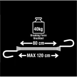 Master Lock Χταπόδι Αποσκευών Αυτοκινήτου 80cm με Διπλό Γάντζο Πράσινο 2τμχ 3021EURDAT - Image 10
