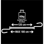 Master Lock Χταπόδι Αποσκευών Αυτοκινήτου 120cm Μπλε 2τμχ 3017EURDAT - Image 9