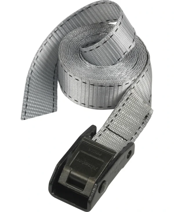Master Lock Ιμάντας Αποσκευών Αυτοκινήτου 500x2.5cm με Καστάνια με Πόρπη Γκρι 3112EURDAT