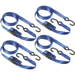 Master Lock Ιμάντας Αποσκευών Αυτοκινήτου 500cm Μπλε 4τμχ 4367EURDAT