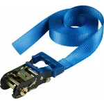 Master Lock Ιμάντας Αποσκευών Αυτοκινήτου 600x3.5cm με Καστάνια για Φορτία έως 800kg Μπλε 4359EURDAT