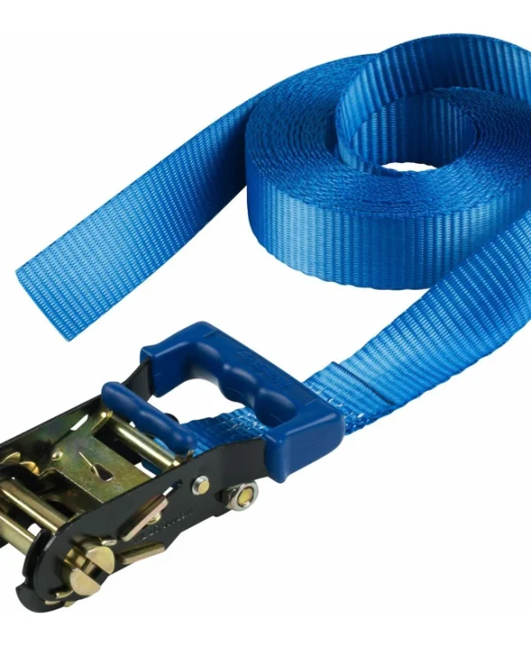 Master Lock Ιμάντας Αποσκευών Αυτοκινήτου 600x3.5cm με Καστάνια για Φορτία έως 800kg Μπλε 4359EURDAT