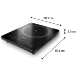 Philips Hd5830/90 Επιτραπέζια Εστία Επαγωγική Μονή Μαύρη HD5830/90 - Image 4