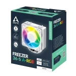Arctic Freezer 36-S Ψύκτρα Επεξεργαστή Διπλού Ανεμιστήρα για Socket 1700/1851/AM4/AM5 με ARGB Φωτισμό Λευκή ACFRE00199A - Image 6