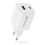 everActive Φορτιστής Χωρίς Καλώδιο GaN με Θύρα USB-A και Θύρα USB-C 45W Power Delivery Λευκός (SC-450Q) - Image 3