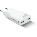 everActive Φορτιστής Χωρίς Καλώδιο GaN με 2 Θύρες USB-C 30W Power Delivery / Quick Charge 3.0 Λευκός (SC-385Q) - Image 4