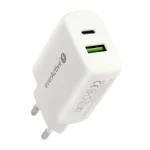 everActive Φορτιστής Χωρίς Καλώδιο με Θύρα USB-A και Θύρα USB-C 26W Quick Charge 3.0 Λευκός (SC-370Q)