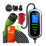 Qoltec Φορητός Σταθμός Φόρτισης 11kW με Ενσωματωμένο Καλώδιο Type 2 52720
