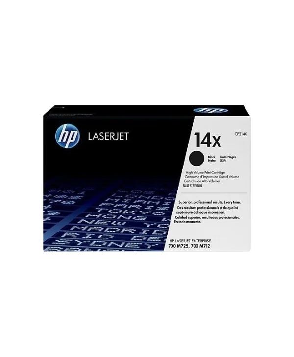 HP 14x Black High Yield Toner Γνήσιο Toner Laser Εκτυπωτή Μαύρο High Capacity High Yield 17500 Σελίδων (CF214XC)
