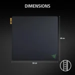 Razer RZ02-05490900-R3M1 Gaming Mouse Pad Large (500mm) Μαύρο 4W01-02T - Image 6