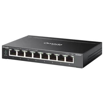 TP-LINK ES208GP v1 Managed L2 PoE Switch με 8 Θύρες Gigabit (1Gbps) Ethernet