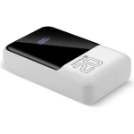 everActive EB-20Q Power Bank 20000mAh 22.5W με 2 Θύρες USB-A και Θύρα USB-C Λευκό