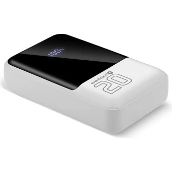 everActive EB-20Q Power Bank 20000mAh 22.5W με 2 Θύρες USB-A και Θύρα USB-C Λευκό