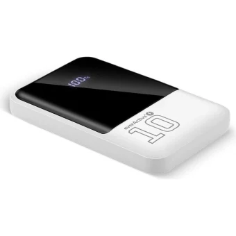 everActive EB-10Q Power Bank 10000mAh 22.5W με 2 Θύρες USB-A και Θύρα USB-C Λευκό