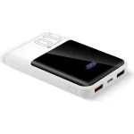 everActive EB-10Q Power Bank 10000mAh 22.5W με 2 Θύρες USB-A και Θύρα USB-C Λευκό - Image 2
